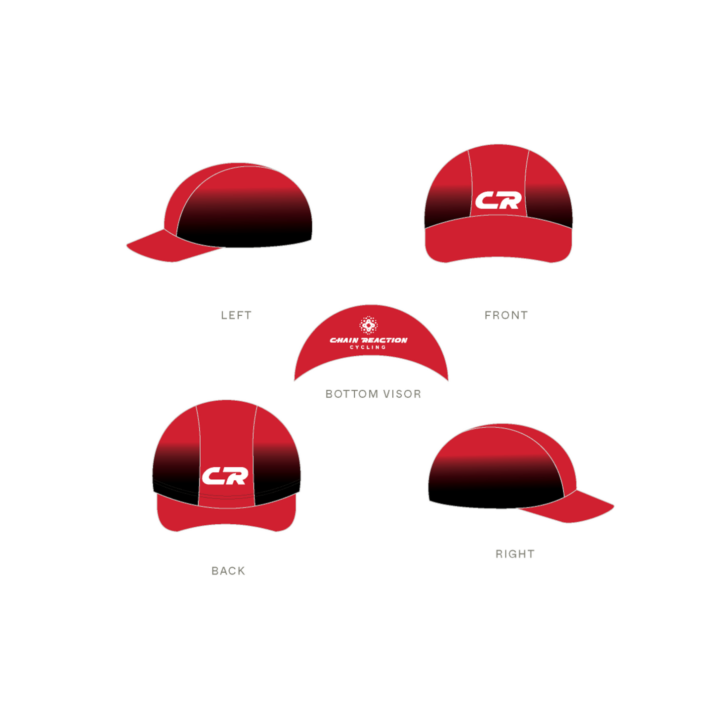 Cycling Caps - Red