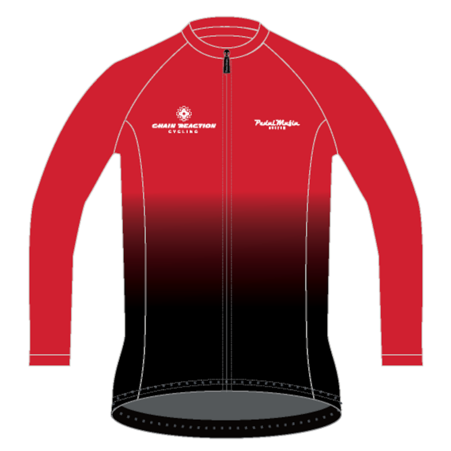 CRC Long Sleeve Jersey - Dark Red Home Reaction